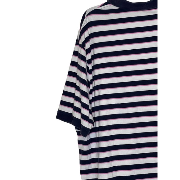 Daniel Cremieux Men's Polo Classic Embroidered Striped Short Sleeve Oversized XL - Picture 8 of 10